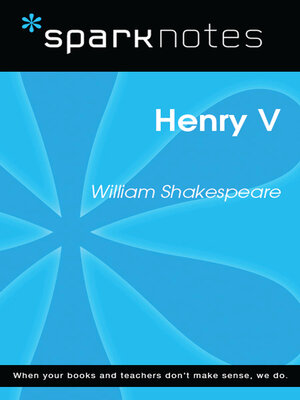 cover image of Henry V: SparkNotes Literature Guide